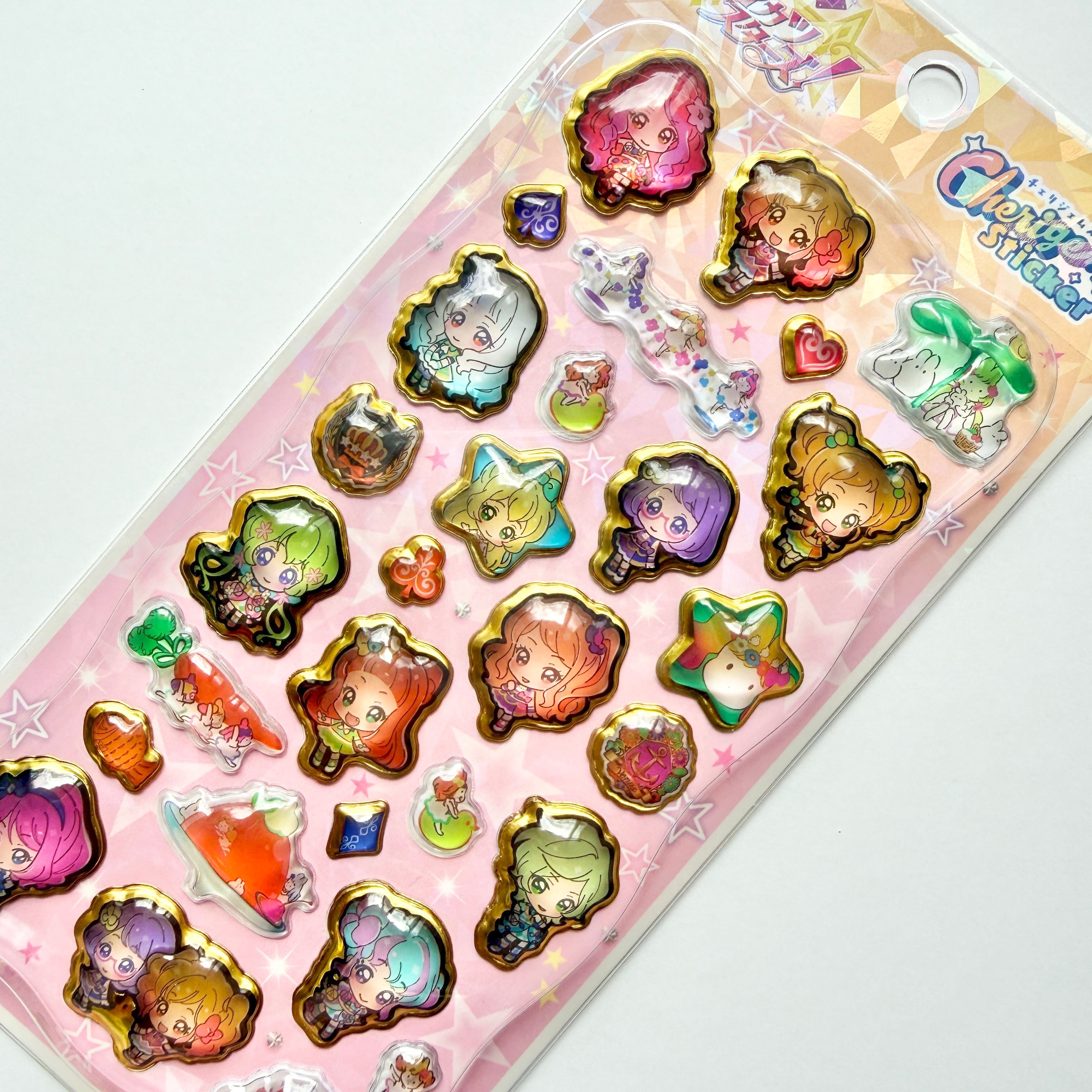 2枚セット】アイカツ！チェリジェムステッカー カミオジャパン | Jewelie