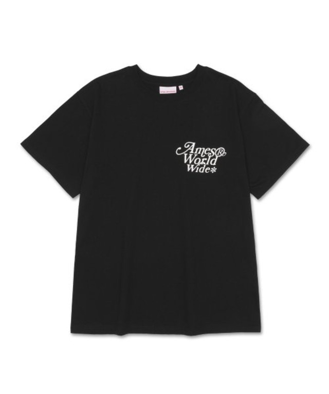 [AMES-WORLDWIDE] SIGNATURE LOGO TEE BLACK