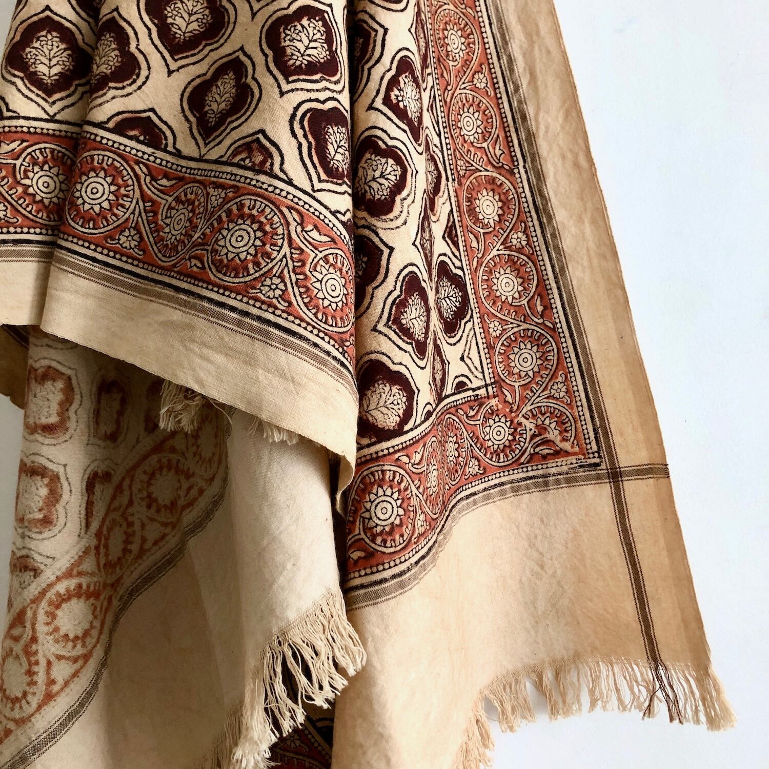 カラムカリのコットンショール |A