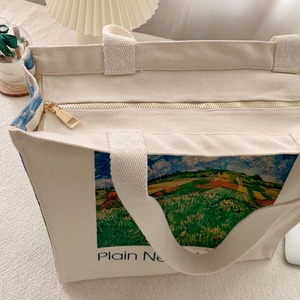 ANDCICIゴッホの『Plain Near Auvers』トットバッグ