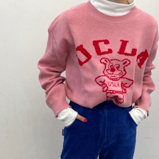 color knit sweater_LN0749