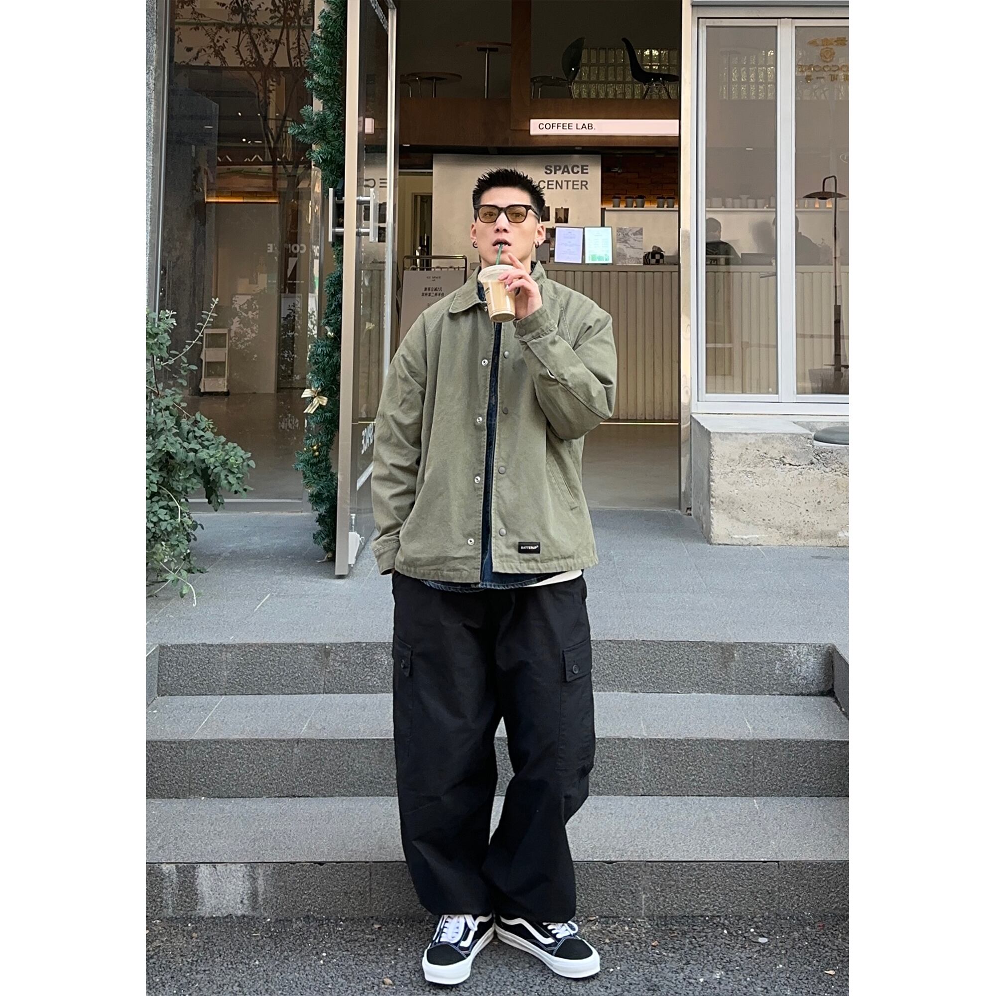 Batterup Noir Utility Coach Jacket -ノワール ユーティリティ コーチ