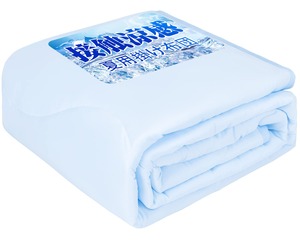 【特価処分】Homwarm 夏用掛け布団 空調布団 接触冷感 冷感持続 軽量 吸湿速乾 通気性 抗菌防臭 快適 肌掛け布団 冷房対策 涼感寝具 冷房費節約 省エネ 水洗い可 冷感ケット (160×200cm パールブルー)