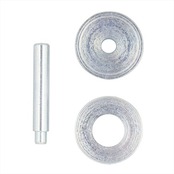 KIYOHARA サンコッコー 片面ハトメ打ち具 #28 1組入り 外径22mm×内径12mm シルバー SUN11-193