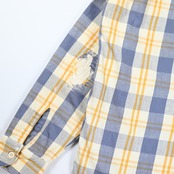 BOWWOW / UNIQUE POCKET CHECKED FLANNEL SHIRT AGED