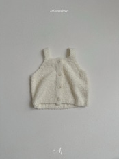 韓国子供服 / Atomeme / 26Autumn / Ecru Knit Vest / 秋服 *S~XL*