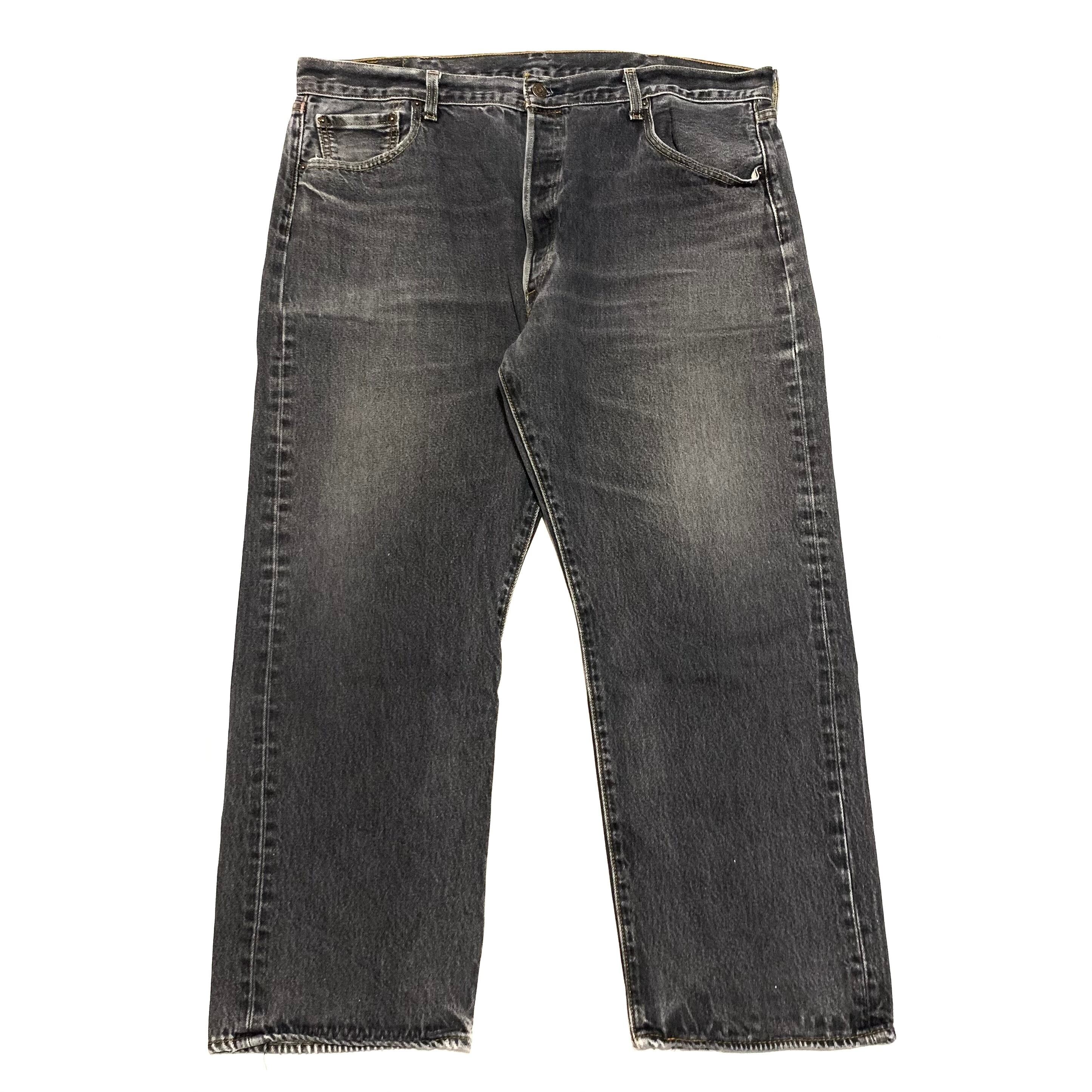 特価ブランド L32 リーバイス リーバイス501 501 ブラックデニムパンツ
