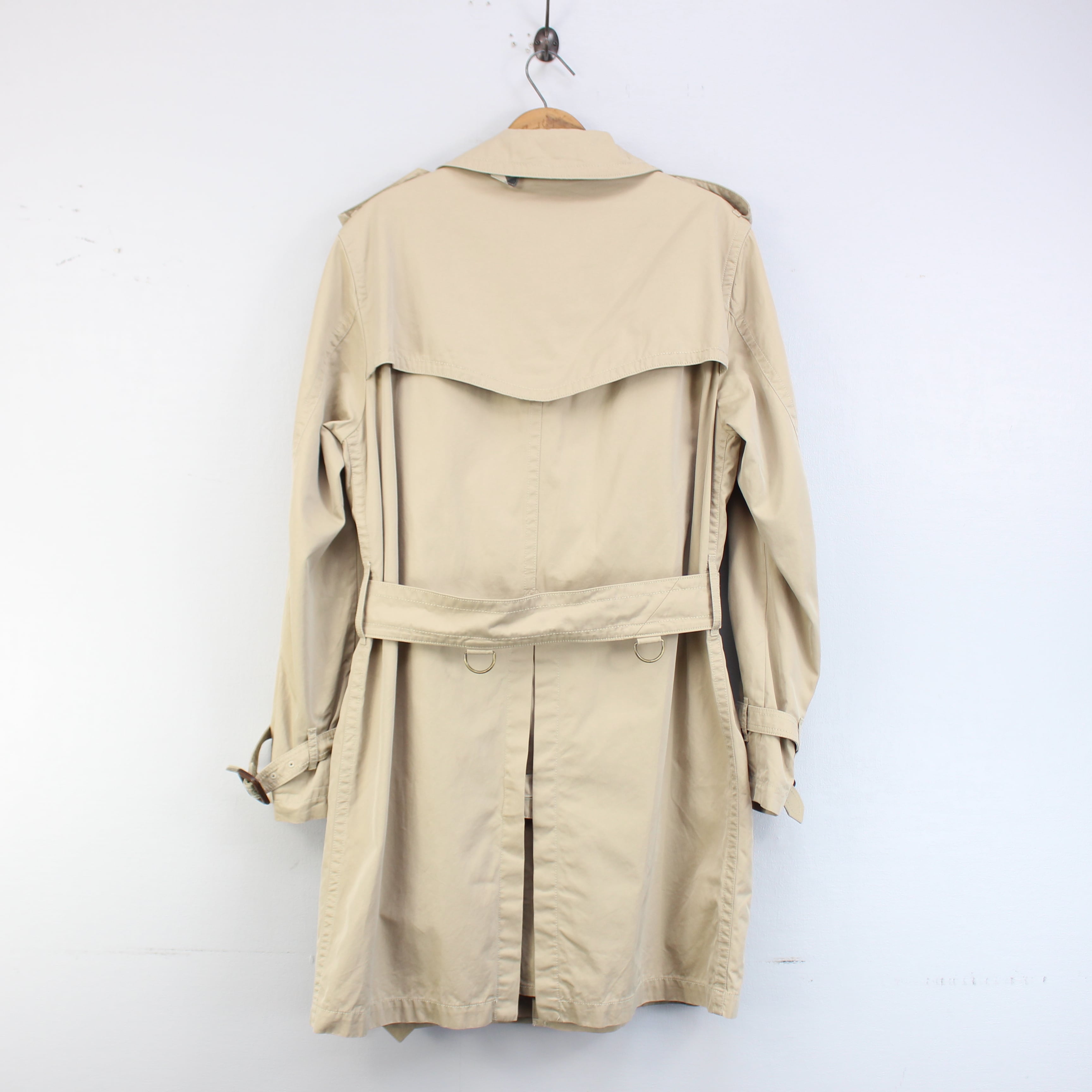 BURBERRY GABARDINE COTTON TRENCH COAT MADE IN JAPAN BURBERRY GABARDINE COTTON TRENCH COAT MADE IN JAPAN