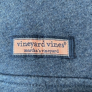 【vineyard vines】ハーフジップ スウェット ワンポイント Lサイズ  アメリカ古着　