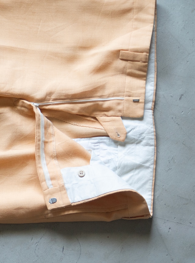 "ACWA" 1970s Yellow Linen trousers