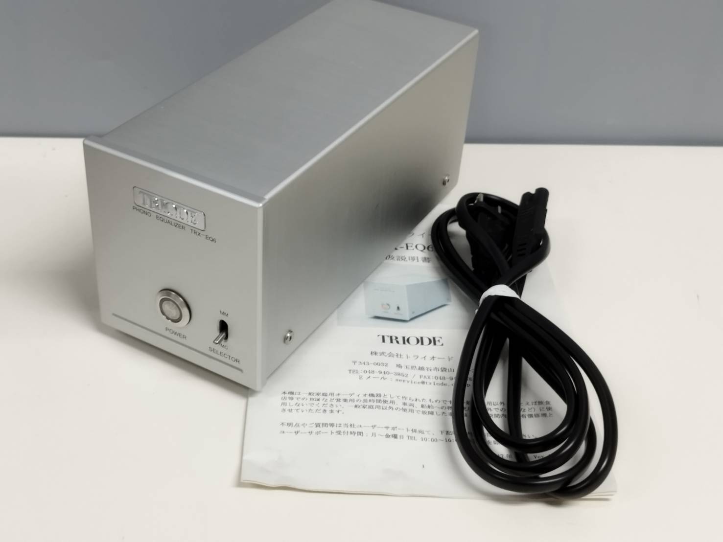 美品】TRIODE フォノイコライザー TRX-EQ6/アンプ