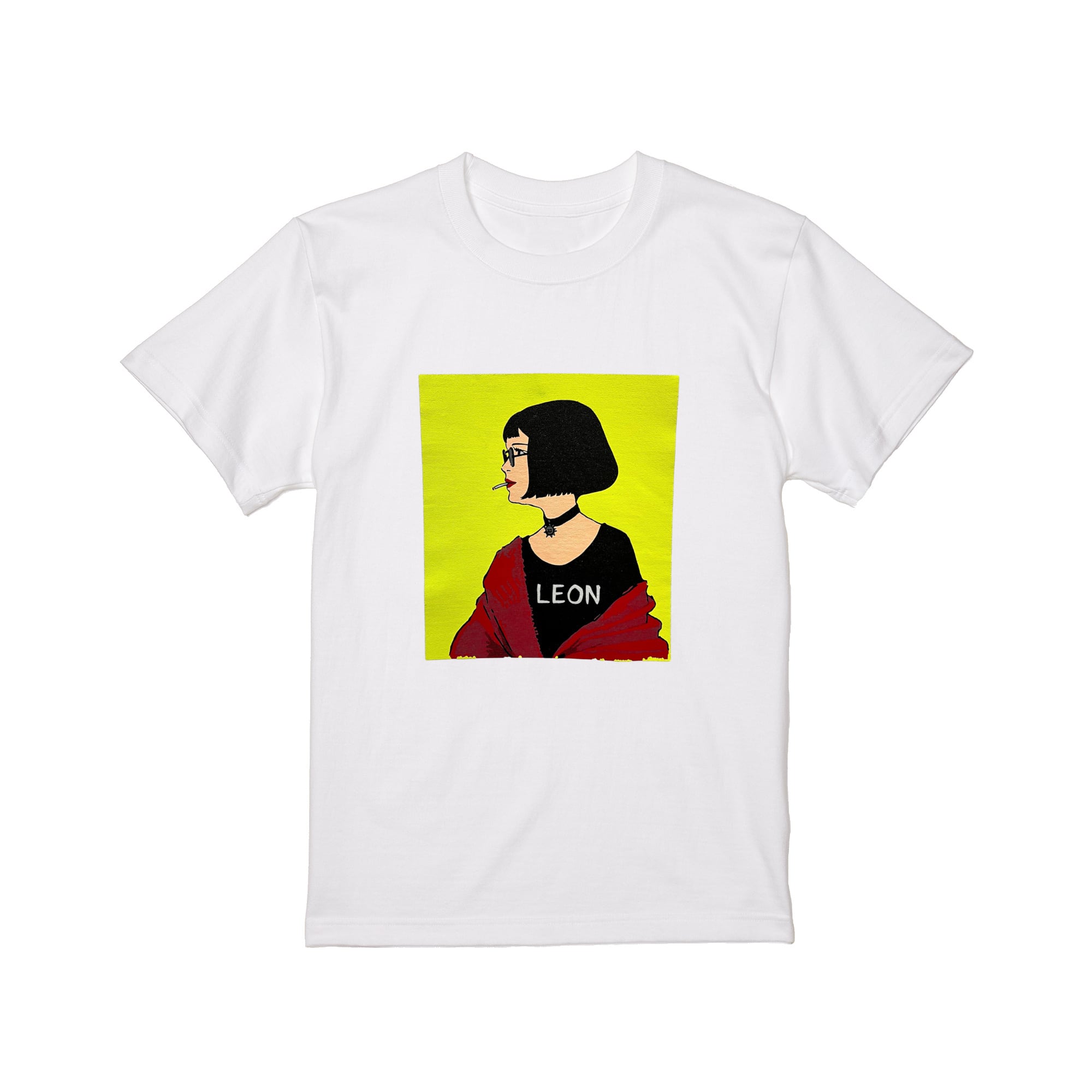 男女兼用 パロディtシャツ LEON マチルダ イラスト tシャツ BR1400014