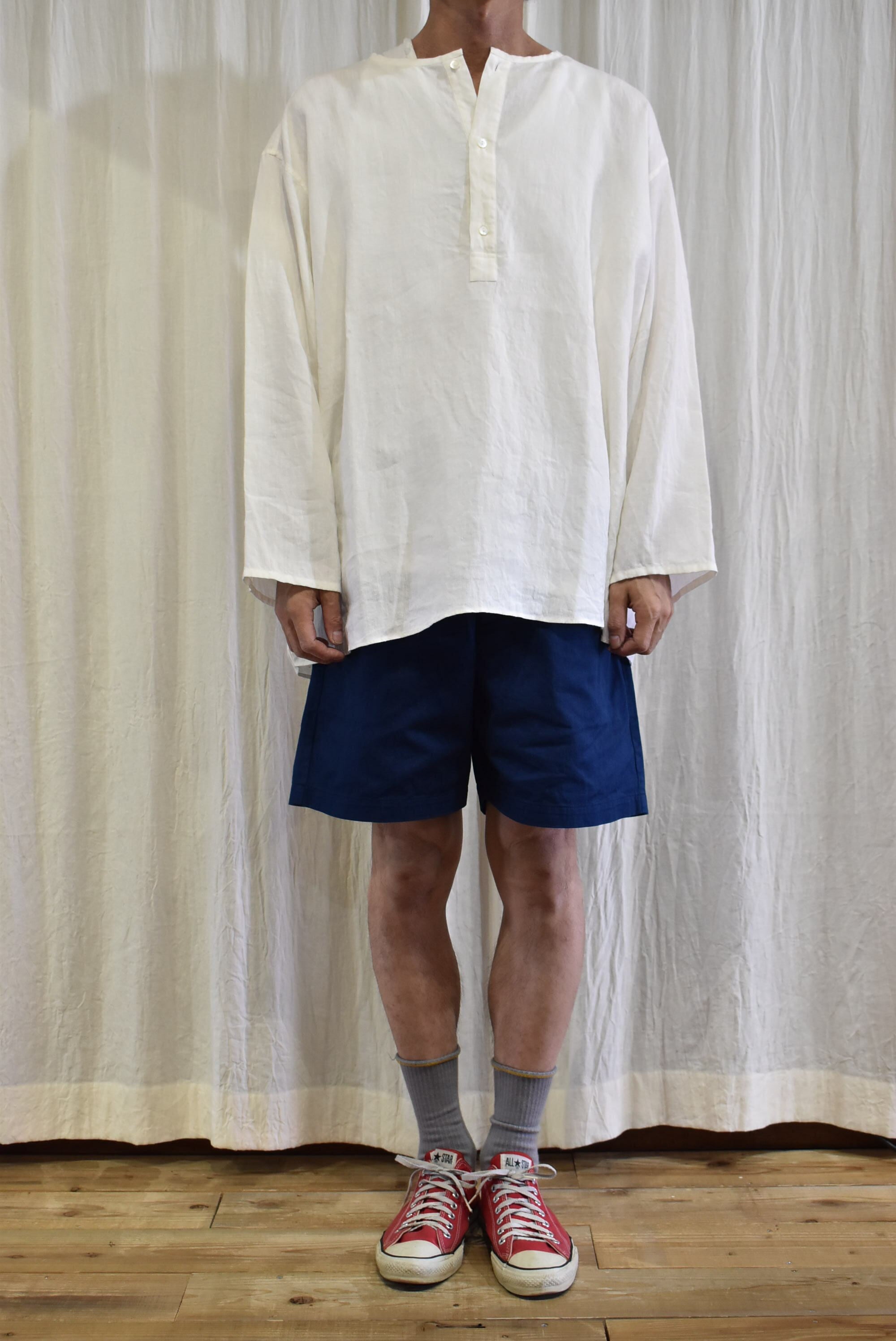 aulico COTTON SHORT PANTS NAVY | rasikufuku