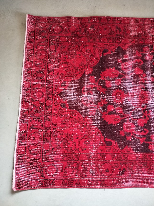 Turkish overdye rug 216✕108cm No.389