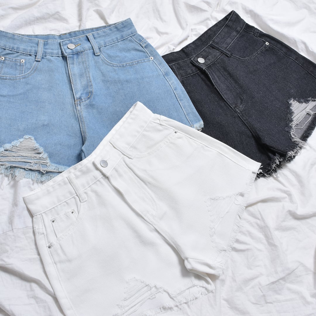 ダメージデニム ショートパンツ | VOLCAN&APHRODITE