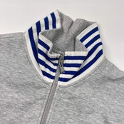 LACOSTE ラコステ ハイネック フルジップ ジャンパー 4/ライトグレー メンズ