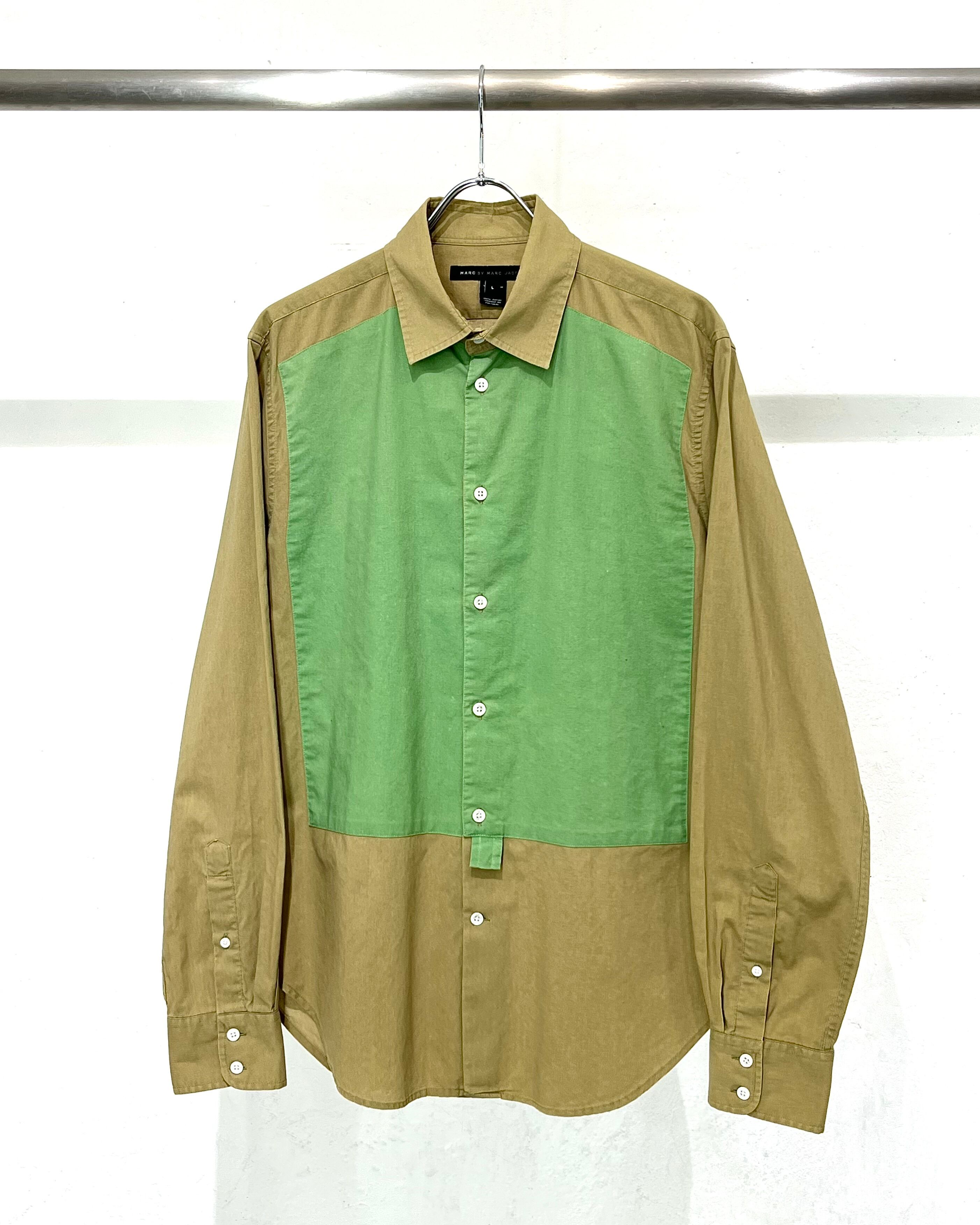 MARC BY MARC JACOBS 2tone L/S Cotton Shirt