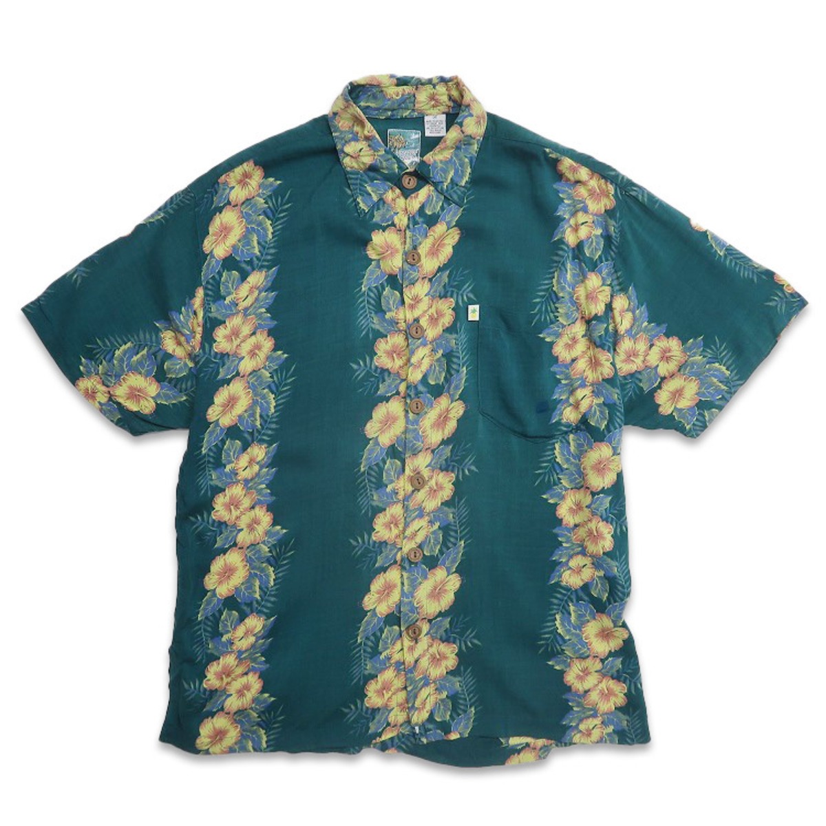 古着 PINEAPPLE MOON パイナップルムーン レーヨン アロハ ハワイアン 