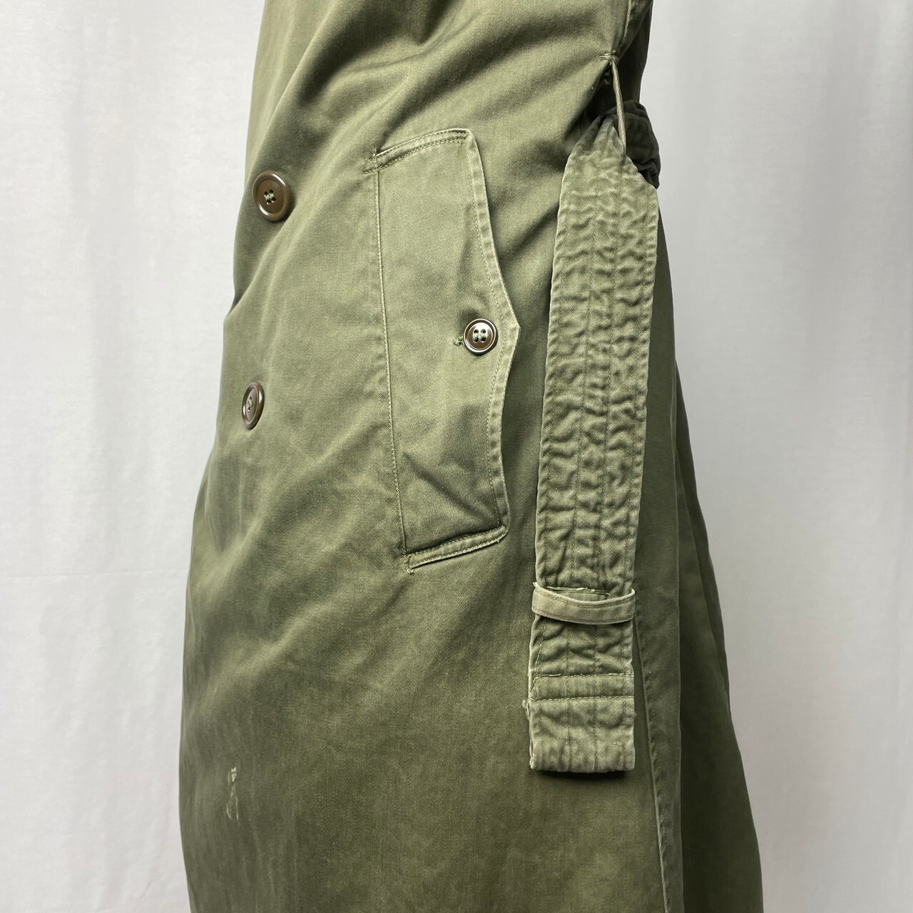 46年納品 40年代 U.S.ARMY 米軍実品 M-46 ミリタリートレンチコート 