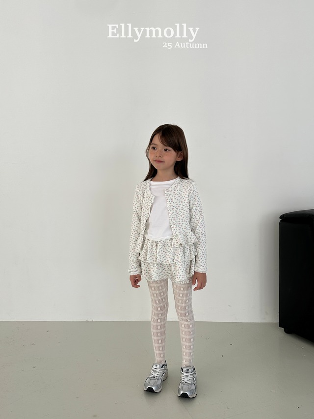 【 即納 】2025 秋新作ELLY MOLLY (エリ-モリ-） プリル ワッフルカーディガン