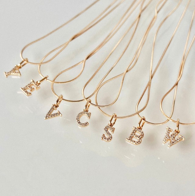 【Order】Initial Necklace-N/T