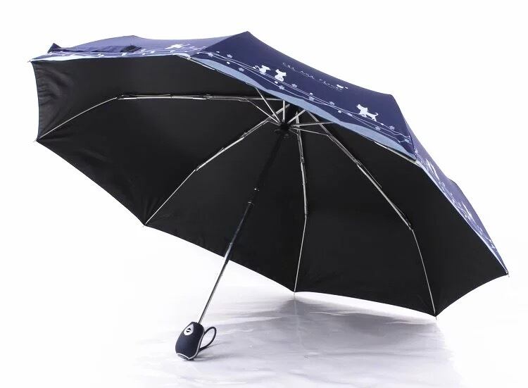 雨の日が楽しくなる猫柄の折り畳み傘