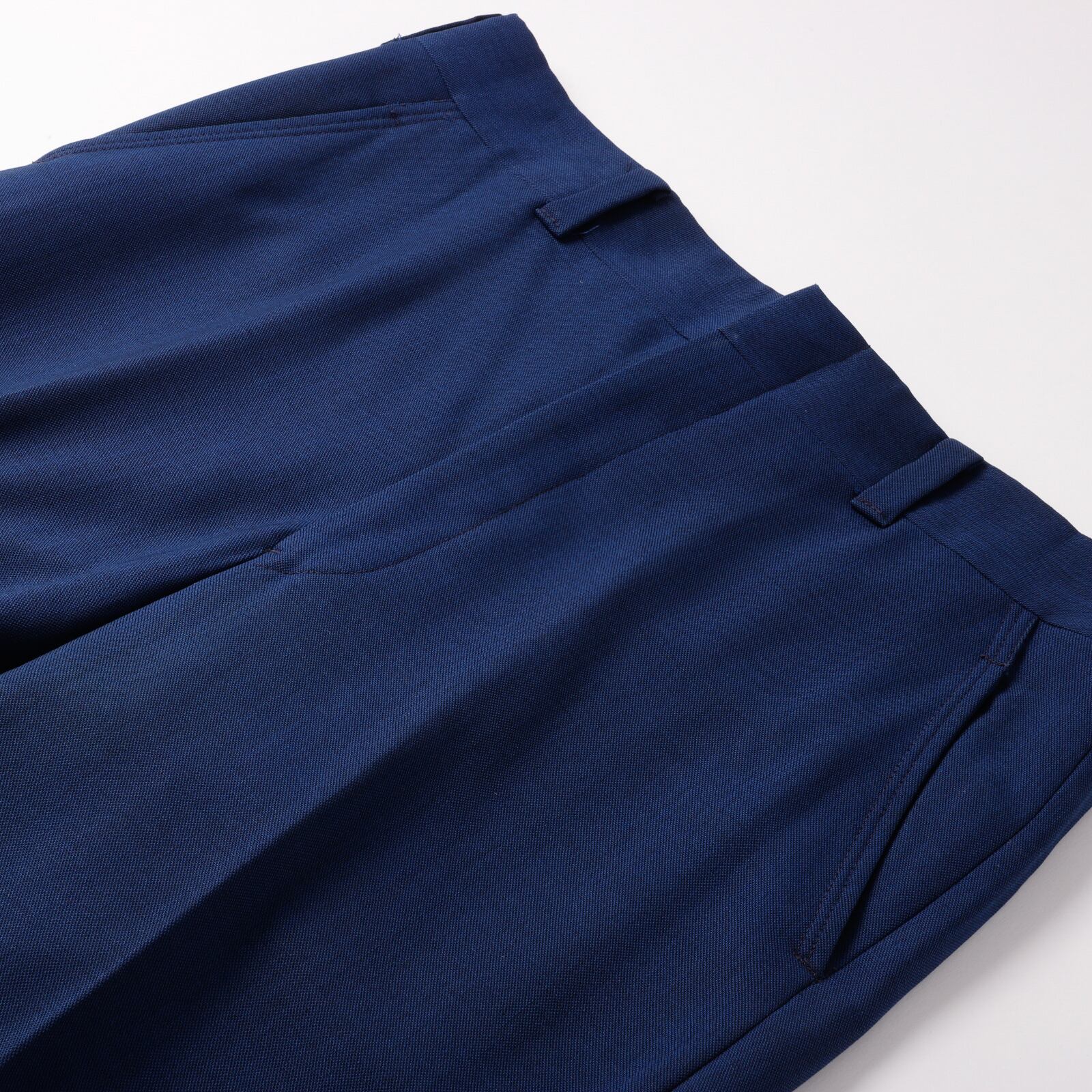 極美品】70s special vintage wool slacks pants W35 blue made in USA