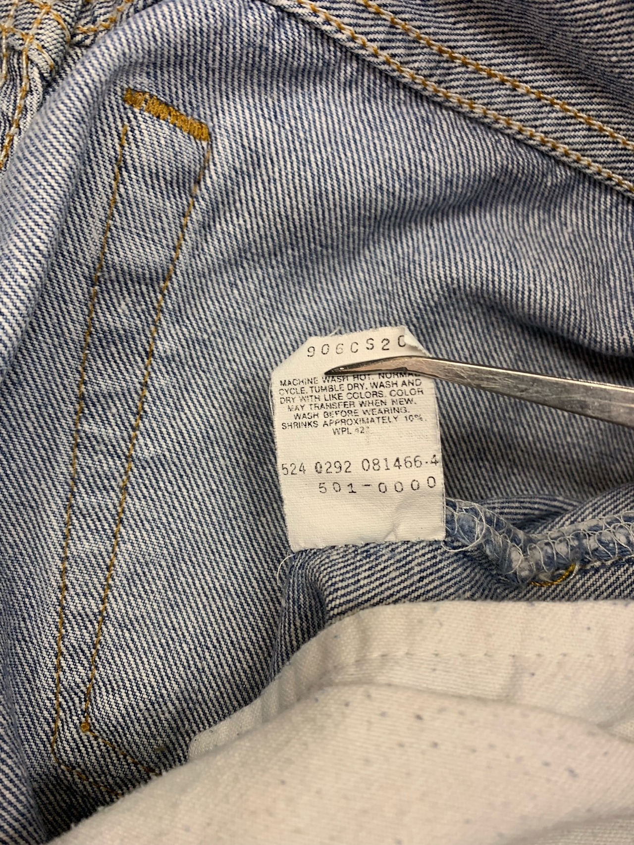 016    リーバイスLevi's 501古着USA製1992年製 #古着Levi’s501 #ビンテージデニム #copri