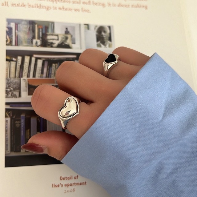 S925 heart  ring (R93)