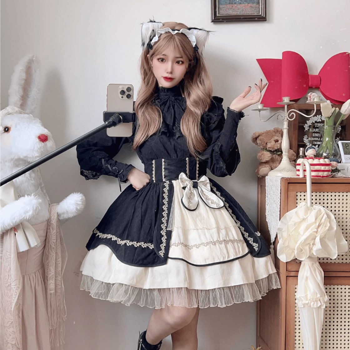 【スーパーセール】 ロリータファッション通販 SEASONZ ゴスロリ セットアップ コスプレ衣装