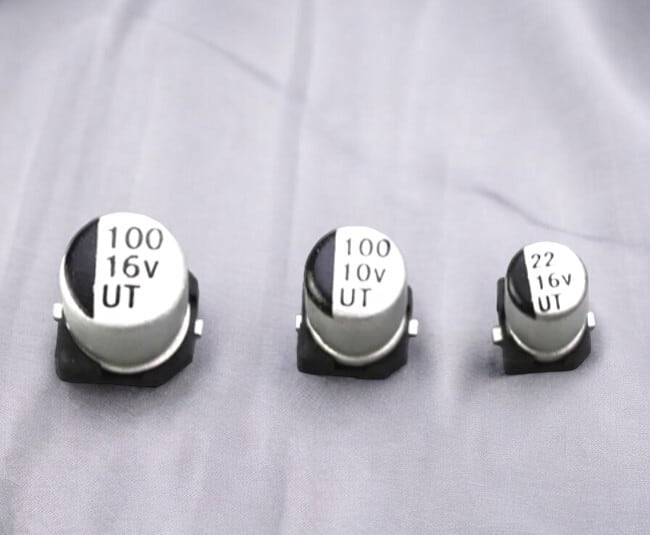 GBA GBC アルミ電解コンデンサセット | ヒミツノバ®｜ゲームボーイの