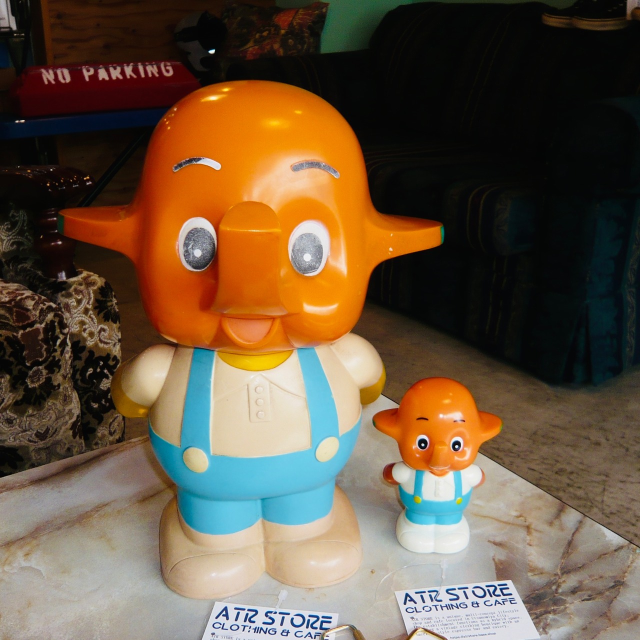 90s サトちゃん 佐藤製薬 ソフビ 貯金箱 特大