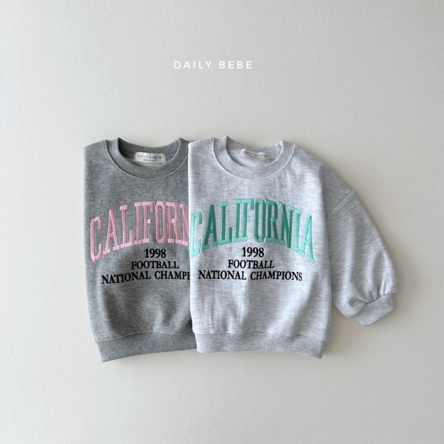 【即納】DAILY BEBE / California logo mtm