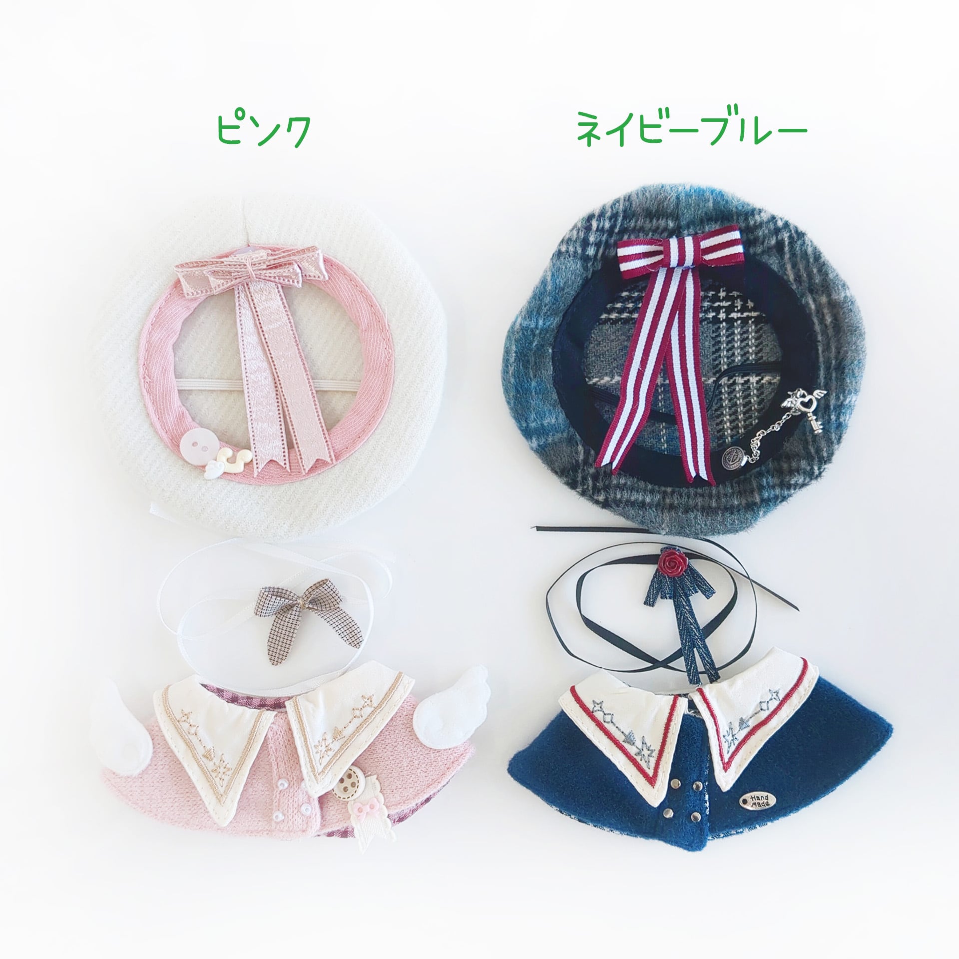 3K-1078【10cm】クラシカルチェックベレーセット | Little Closet