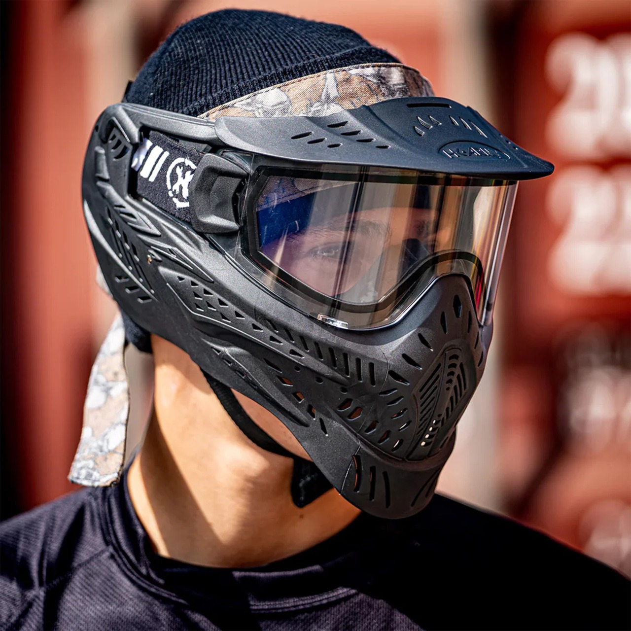 【HK army】HSTL Goggle - Black フェイスガード【ブラック】