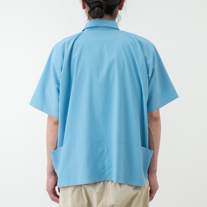 十二の用品店 カイキンシャツ ブルーソーダ（blue soda） フワット