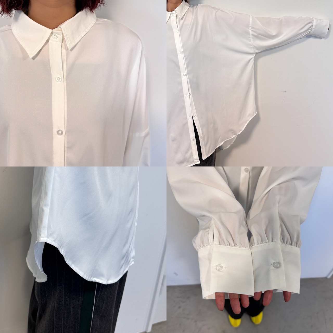 UVラッシュガードオーバーSH/オフホワイト