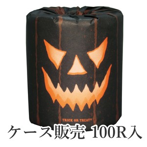 【送料無料】黒おばけ 1R個包装 100ロール入り(ケース販売) ダブル27.5M巻き 再生紙100% ロールカラー白