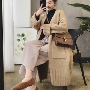 【送料無料】ニットカーディガン 3色 ロング 秋 アウター ガウン 30代 40代 レディースファッション 可愛い お出かけ 女子会 デイリーユース お茶会 お呼ばれ 授業参観 プチプライス 大人可愛い ポケット こなれ感 体型カバー