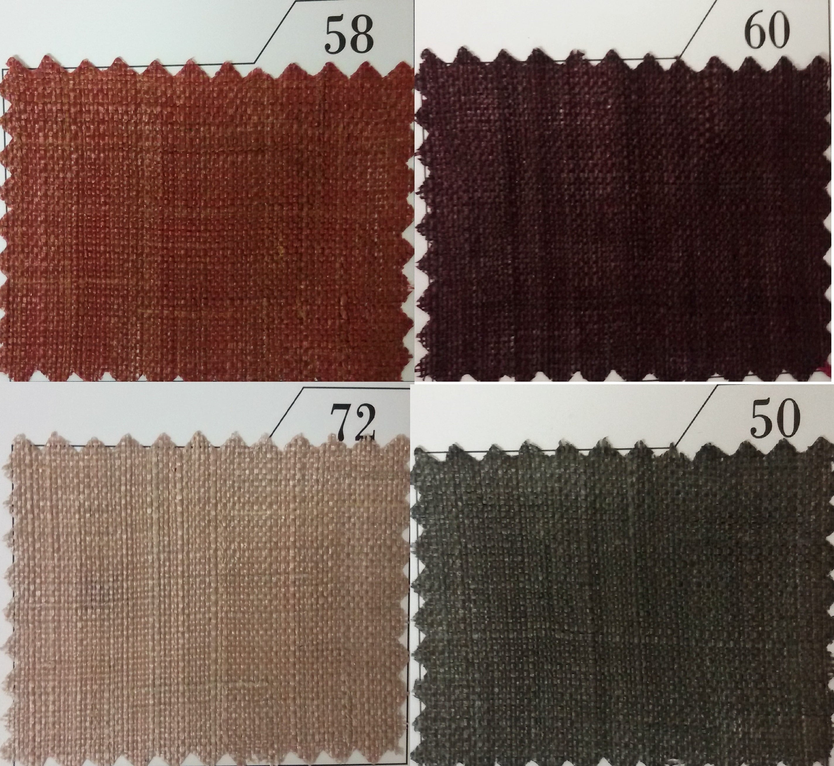 モシ(麻)茶系② 4色