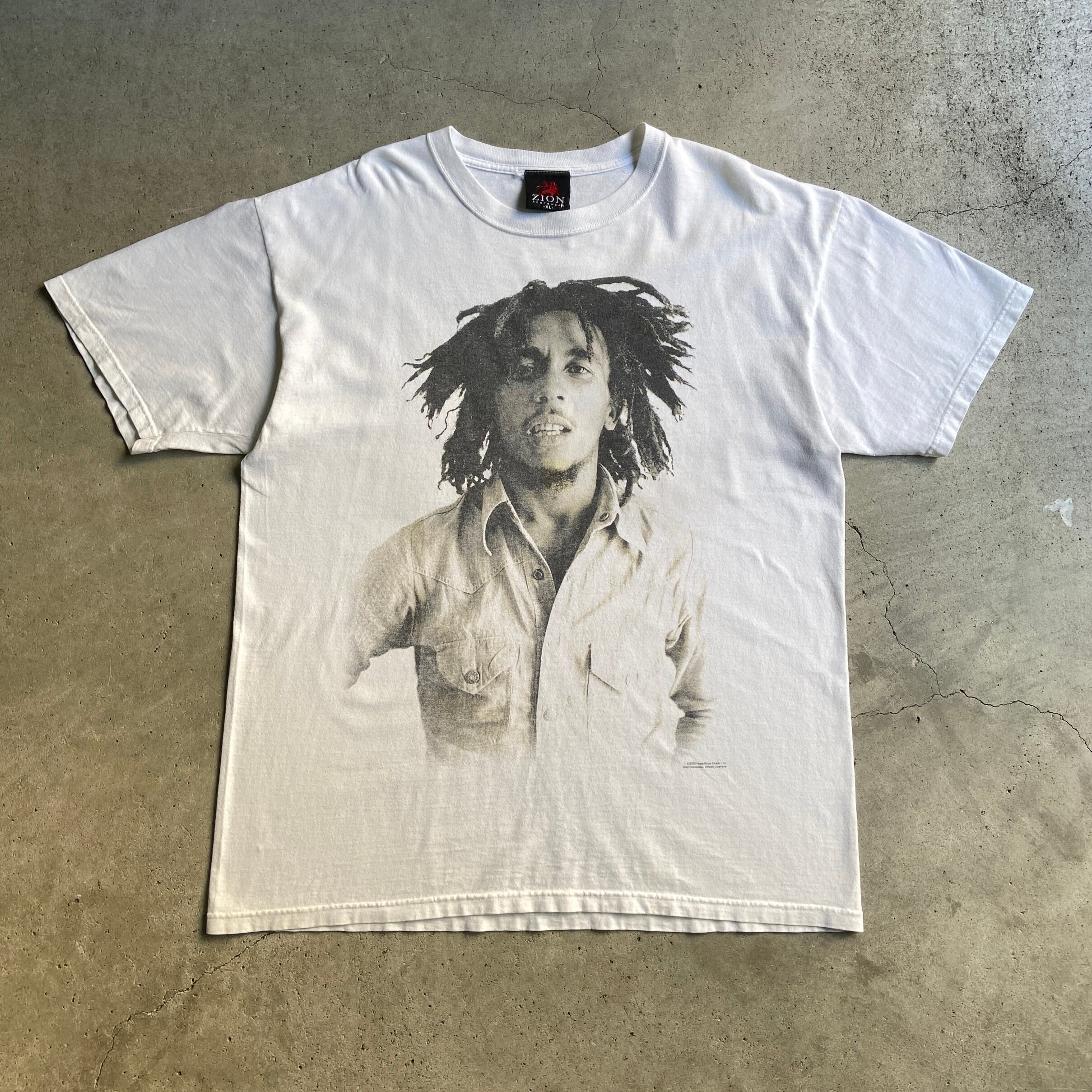 00年代 ZION BOB MARLEY ボブマーリー レゲエ アーティストTシャツ  