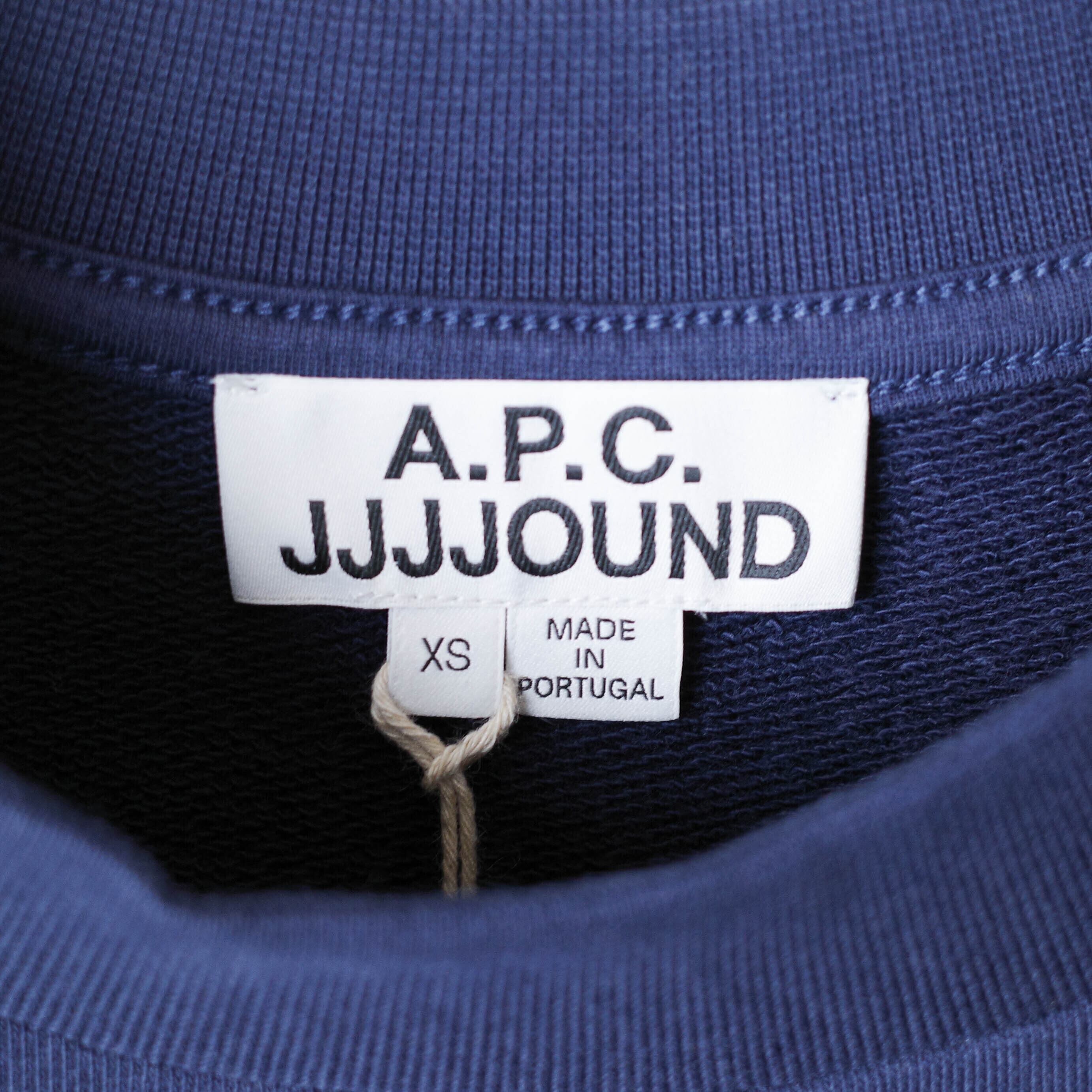 [NEW] A.P.C.×JJJJound / SWEAT JUSTIN COEAS-H27566 NAVY