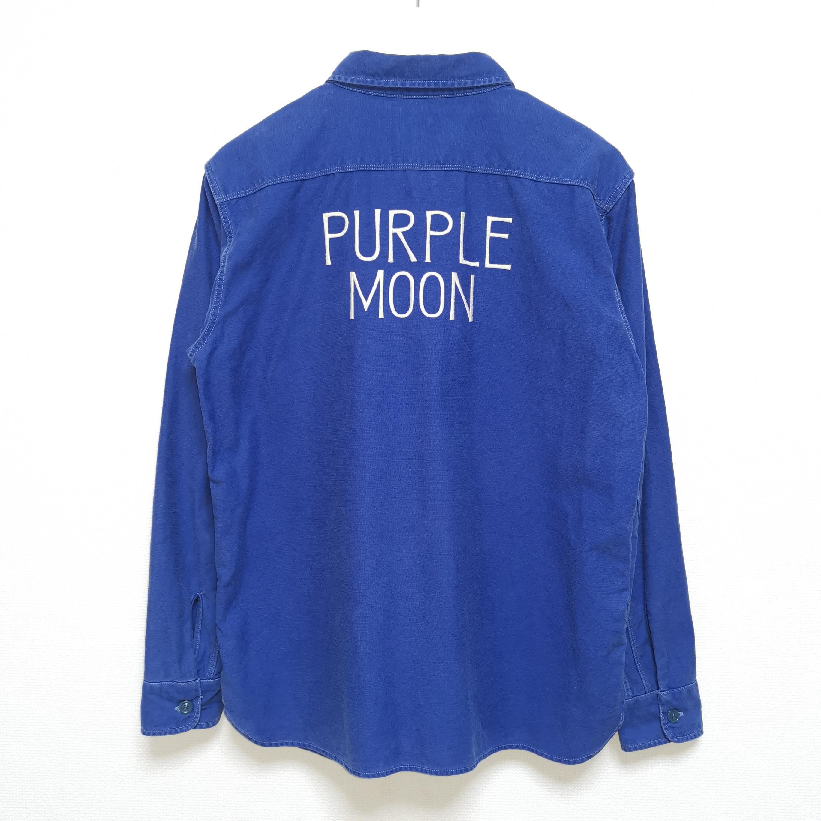 送料無料 M ラディアル RADIALL 長袖 ワークシャツ WORK SHIRT 青 