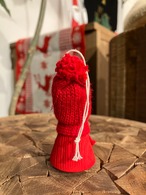 ラッセントレー　木製オーナメント　(レッドのHedda/Hadar)  Larssons tra クリスマスオーナメント