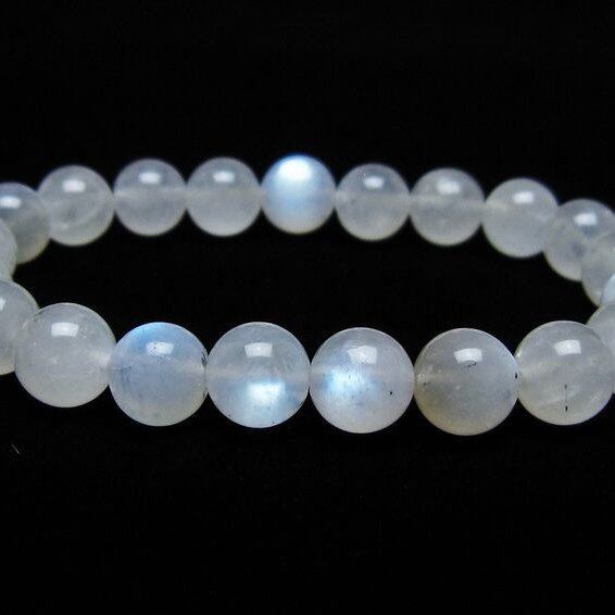 ムーンストーン ブレスレット 9mm 一点物 メール便可 [M便 1/10] 111-44884