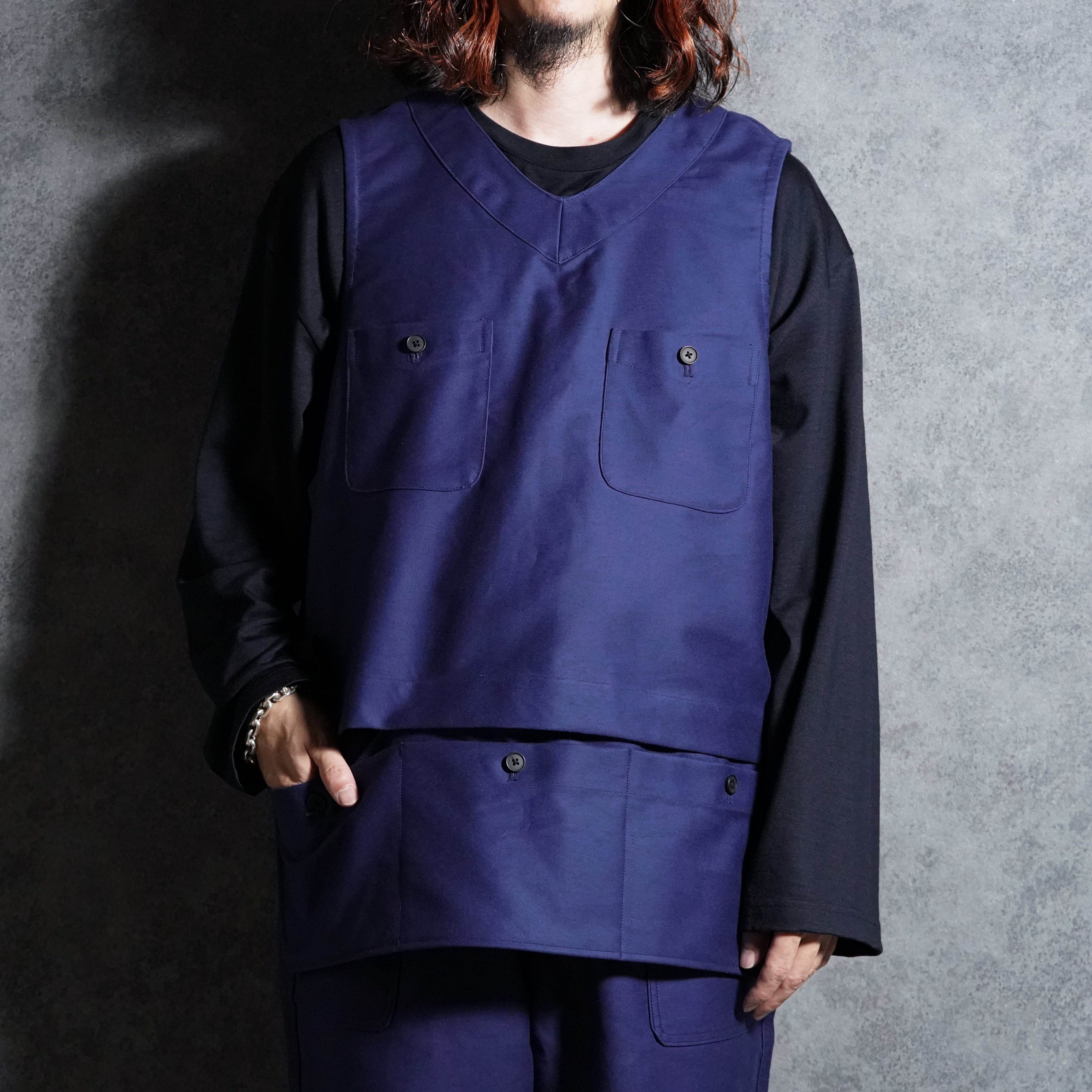 Vest | mark & collars (マークアンドカラーズ)