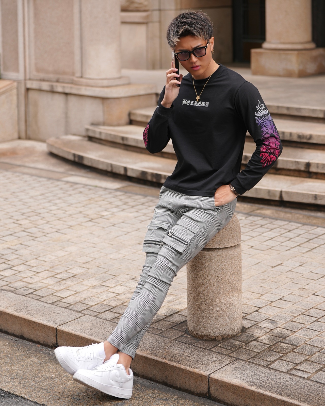 RHINE STONE SHIRTS GRADATION【BB25034】