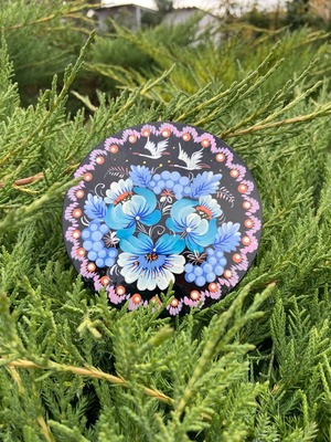 ペトリキフカ塗りのマグネット ペトリキウカ村（Khomenko製作）