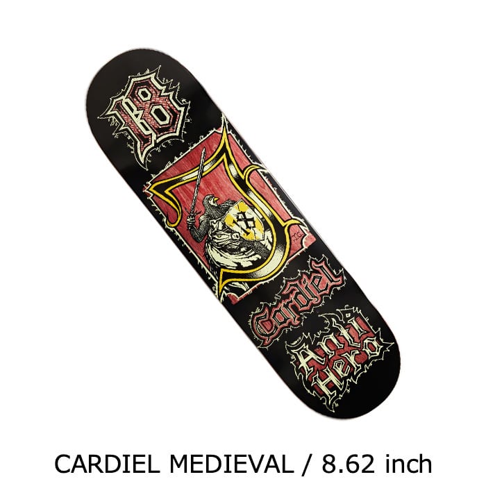 ANTIHERO アンチヒーロー スケボー デッキ MEDIEVAL SERIES スケート