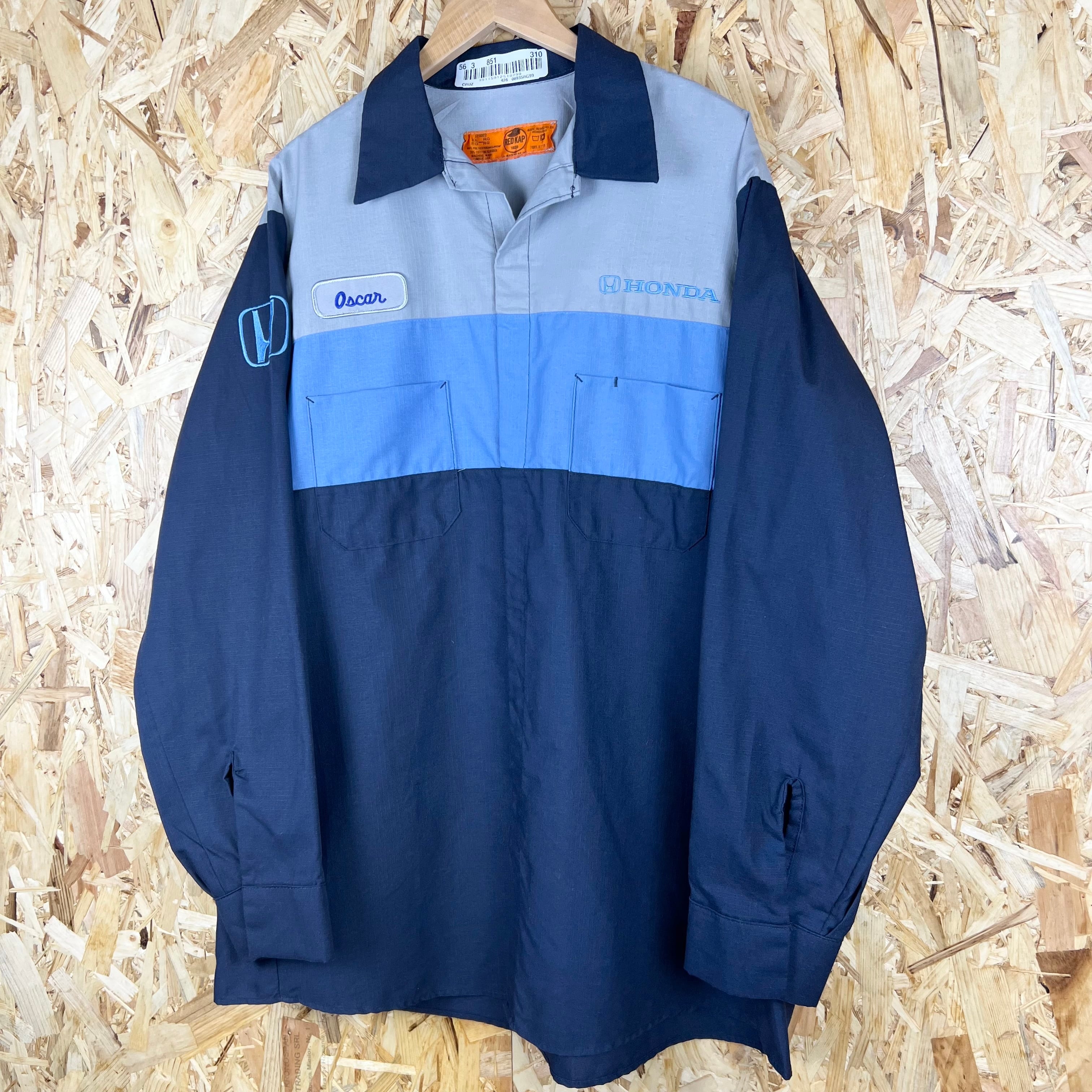 ☆00s RED KAP レッドキャップ HONDA 企業 Y2K ワッペン付き ワーク